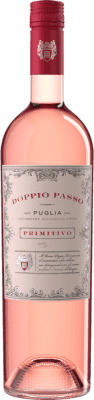 12,95 € Envío gratis | Vino rosado Botter Doppio Passo Rosado I.G.T. Puglia Puglia Italia Primitivo Botella 75 cl