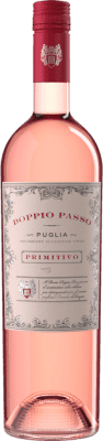 9,95 € Envío gratis | Vino Rosado Botter Doppio Passo I.G.T. Puglia Puglia Italia Primitivo 75 cl