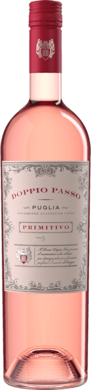9,95 € Free Shipping | Rosé wine Botter Doppio Passo Rosado I.G.T. Puglia Puglia Italy Primitivo Bottle 75 cl