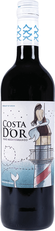 6,95 € Envio grátis | Vinho Tinto Family Owned Costa d'Or Sirena D.O. Alicante Espanha Tempranillo, Cabernet Sauvignon, Monastrell Garrafa 75 cl Tampa de Rosca