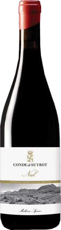 31,95 € Kostenloser Versand | Rotwein Conde de Suyrot Tinto Natural I.G.P. Vi de la Terra de Mallorca Mallorca Spanien Syrah, Grenache, Monastrell Flasche 75 cl