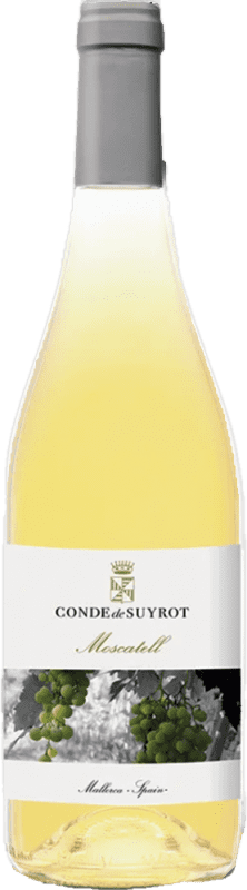 25,95 € Kostenloser Versand | Süßer Wein Conde de Suyrot Blanco I.G.P. Vi de la Terra de Mallorca Mallorca Spanien Muskateller Flasche 75 cl