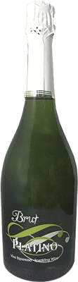 6,95 € Envio grátis | Espumante branco Charmat Platino Brut Espanha Garrafa 75 cl