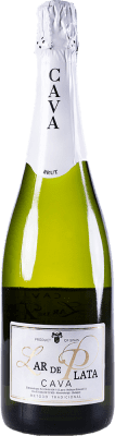 6,95 € 送料無料 | 白スパークリングワイン Lar de Plata Brut D.O. Cava スペイン Macabeo ボトル 75 cl