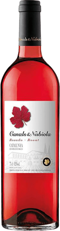 4,95 € Free Shipping | Rosé wine Canals & Nubiola Rosado D.O. Catalunya Catalonia Spain Tempranillo, Merlot Bottle 75 cl