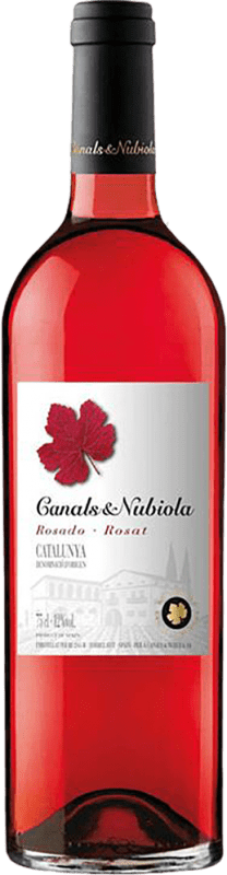 5,95 € Envoi gratuit | Vin rose Canals & Nubiola Rosado D.O. Catalunya Catalogne Espagne Tempranillo, Merlot Bouteille 75 cl