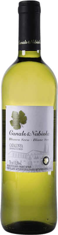 4,95 € Envio grátis | Vinho branco Canals & Nubiola Blanco D.O. Catalunya Catalunha Espanha Macabeo, Xarel·lo, Parellada Garrafa 75 cl