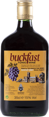 7,95 € 送料無料 | 赤ワイン Buckfast Tonic Wine イギリス ヒップフラスコボトル 35 cl