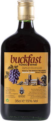 7,95 € Spedizione Gratuita | Vino rosso Buckfast Tonic Wine Regno Unito Fiaschetta Piccola 35 cl