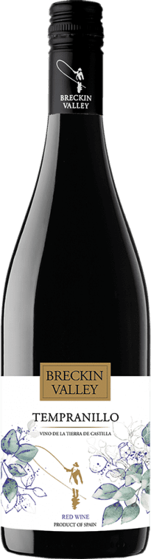 4,95 € Envío gratis | Vino tinto Marqués del Atrio Breckin Valley Tinto I.G.P. Vino de la Tierra de Castilla España Tempranillo Botella 75 cl