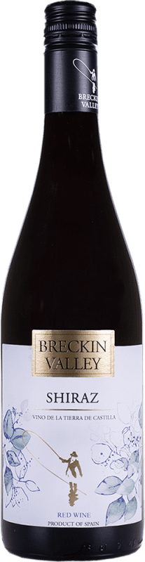 4,95 € Kostenloser Versand | Rotwein Faustino Rivero Breckin Valley Tinto I.G.P. Vino de la Tierra de Castilla Spanien Syrah Flasche 75 cl