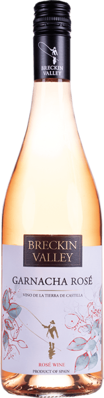 4,95 € Kostenloser Versand | Rosé-Wein Faustino Rivero Breckin Valley Rosado Tapón de Rosca I.G.P. Vino de la Tierra de Castilla Spanien Grenache Tintorera Flasche 75 cl