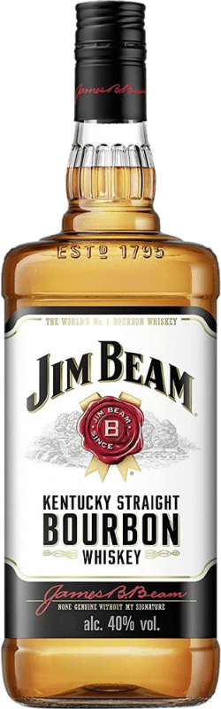 17,95 € 免费送货 | 波本威士忌 Jim Beam 美国 瓶子 Medium 50 cl
