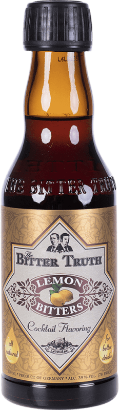 28,95 € Spedizione Gratuita | Schnapps Bitter Truth Germania Bottiglietta 20 cl Lemon — Limone