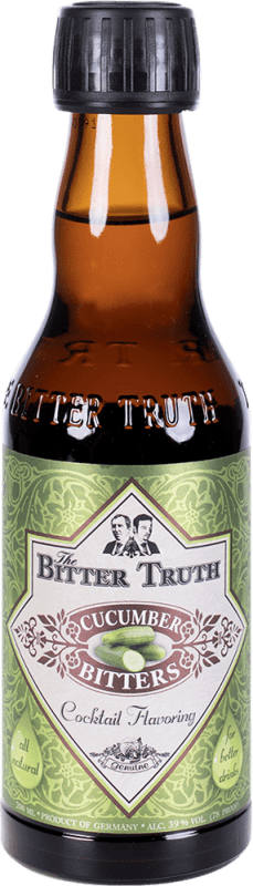 28,95 € Envío gratis | Schnapps Bitter Truth Alemania Botellín 20 cl Cucumber — Pepino
