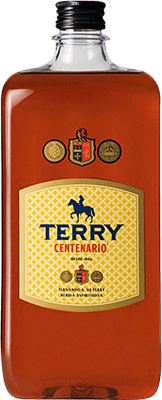 16,95 € Envío gratis | Brandy Terry PET España Botella 1 L