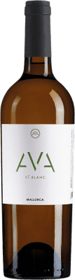 19,95 € Бесплатная доставка | Белое вино Ava Vi I.G.P. Vi de la Terra de Mallorca Майорка Испания Chardonnay — Шардоне, Moscatel — Мускат, Premsal — Прэмсаль 75 cl
