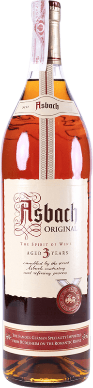 29,95 € Spedizione Gratuita | Brandy Asbach Uralt Germania 3 Anni Bottiglia 1 L