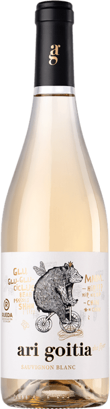 7,95 € Бесплатная доставка | Белое вино Family Owned Ari Goitia D.O. Rueda Испания Sauvignon White бутылка 75 cl