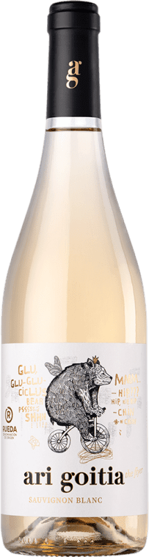 6,95 € Kostenloser Versand | Weißwein Family Owned Ari Goitia D.O. Rueda Spanien Sauvignon 75 cl