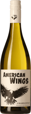 12,95 € Бесплатная доставка | Белое вино The Wine Group. American Wings Blanco I.G. California Калифорния Соединенные Штаты Chardonnay бутылка 75 cl