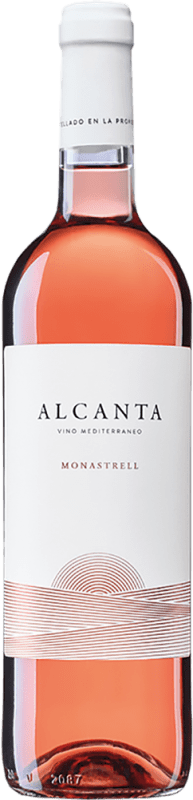 3,95 € 免费送货 | 玫瑰酒 Bocopa Alcanta Rosado D.O. Alicante 西班牙 Monastrell 瓶子 75 cl