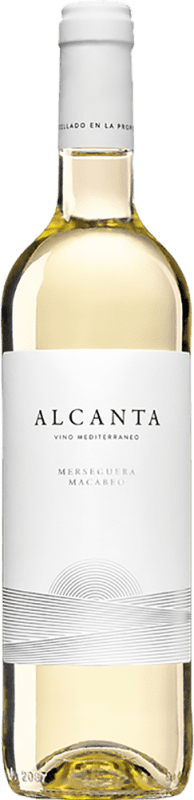 6,95 € Kostenloser Versand | Weißwein Bocopa Alcanta Blanco D.O. Alicante Spanien Macabeo, Merseguera Flasche 75 cl
