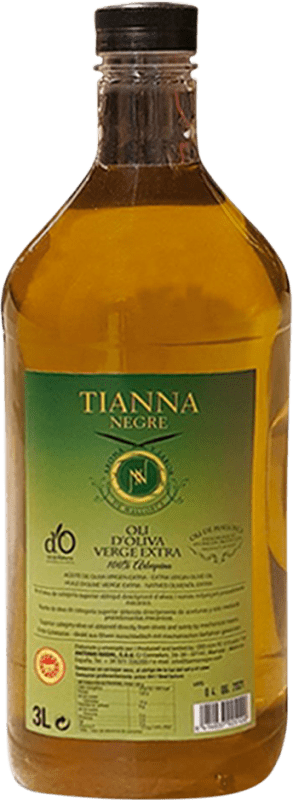 67,95 € Spedizione Gratuita | Olio d'Oliva Tianna Negre EVO Extra Vergine D.O. Oli de Mallorca Maiorca Spagna Arbequina Tanica 3 L