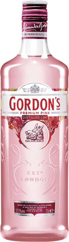 21,95 € Kostenloser Versand | Gin Gordon's Pink Gin sin Dosificador Großbritannien Flasche 70 cl