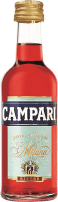 83,95 € 免费送货 | 盒装25个 利口酒 Campari 意大利 微型瓶 4 cl