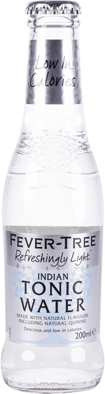 57,95 € 免费送货 | 盒装24个 饮料和搅拌机 Fever-Tree Tónica Natural Light 英国 小瓶 20 cl