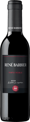 126,95 € Бесплатная доставка | Коробка из 24 единиц Красное вино René Barbier Tinto Дуб D.O. Catalunya Каталония Испания Tempranillo, Merlot, Monastrell Половина бутылки 37 cl