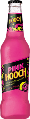 44,95 € Envio grátis | Caixa de 24 unidades Mixer Hooch Pink — Rosé Reino Unido Garrafinha 27 cl Raspberry — Framboesa, Lemonade — Limonada