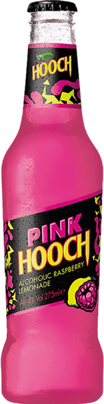 44,95 € 送料無料 | 24個入りボックス ミキサー Hooch Pink — ピンク イギリス 小瓶 27 cl Raspberry — ラズベリー, Lemonade — レモネード