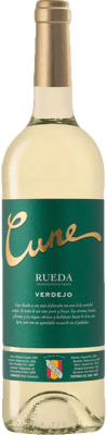 152,95 € Free Shipping | 24 units box White Wine Norte de España - CVNE Cune D.O. Rueda Spain Verdejo Half Bottle 37 cl