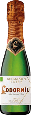 89,95 € Envío gratis | Caja de 24 unidades Espumoso Blanco Codorníu Extra Brut D.O. Cava España Macabeo, Xarel·lo, Parellada Eco — Ecológico Botellín 20 cl