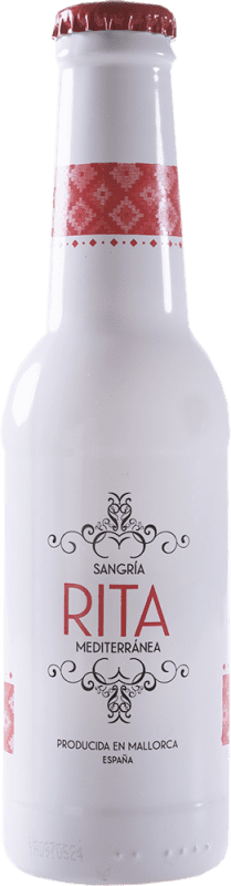 125,95 € 免费送货 | 盒装24个 桑格利亚和葡萄酒柠檬水 Rita Mediterranean — 地中海风味 西班牙 小瓶装 20 cl