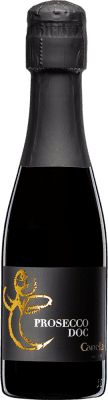 111,95 € Envio grátis | Caixa de 24 unidades Espumante Branco Canella D.O.C. Prosecco Itália Glera Garrafinha 20 cl