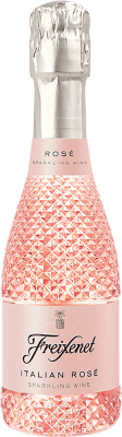 134,95 € 免费送货 | 盒装24个 玫瑰气泡酒 Freixenet Italian Rosé 意大利 Pinot Black, Glera 小瓶 20 cl