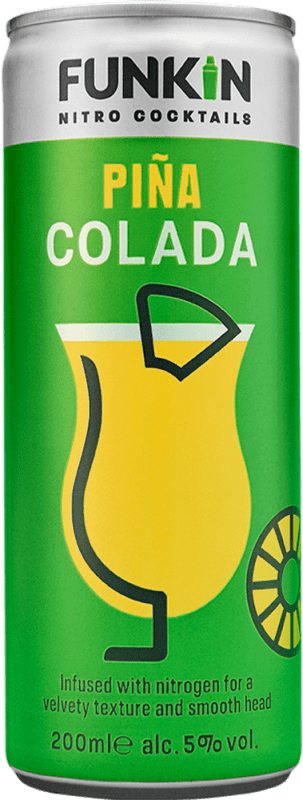 47,95 € Spedizione Gratuita | Scatola da 12 unità Bibite Funkin Nitro Piña Colada stati Uniti Lattina 20 cl