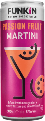 47,95 € Envio grátis | Caixa de 12 unidades Mixer Funkin Nitro Passiont Fruit Martini Estados Unidos Lata 20 cl