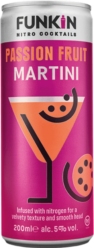 47,95 € 送料無料 | 12個入りボックス ミキサー Funkin Nitro アメリカ 缶 20 cl Dry Martini — ドライマティーニ, Passion Fruit — パッションフルーツ