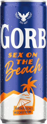 54,95 € Kostenloser Versand | 12 Einheiten Box Mixer Gorbatschow Sex on the Beach Deutschland Alu-Dose 33 cl