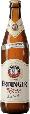 35,95 € Envio grátis | Caixa de 12 unidades Cerveja Erdinger Weissber Alemanha Garrafa Medium 50 cl