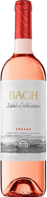 56,95 € Envío gratis | Caja de 12 unidades Vino rosado Bach Rosado D.O. Catalunya Cataluña España Tempranillo, Merlot, Cabernet Sauvignon Media Botella 37 cl