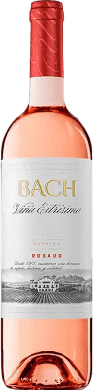 56,95 € 送料無料 | 12個入りボックス ロゼワイン Bach Rosado D.O. Catalunya カタロニア スペイン Tempranillo, Merlot, Cabernet Sauvignon ハーフボトル 37 cl