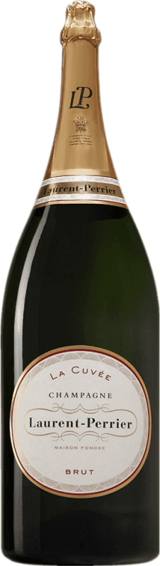 2 559,95 € Бесплатная доставка | Белое игристое Laurent Perrier La Cuvée брют A.O.C. Champagne шампанское Франция Pinot Black, Chardonnay, Pinot Meunier Бутылка Бальтазара 12 L