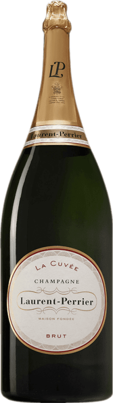 2 431,95 € Kostenloser Versand | Weißer Sekt Laurent Perrier La Cuvée Brut A.O.C. Champagne Champagner Frankreich Spätburgunder, Chardonnay, Pinot Meunier Balthazar Flasche 12 L