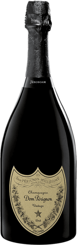 5 366,95 € Бесплатная доставка | Белое игристое Moët & Chandon Dom Pérignon брют A.O.C. Champagne шампанское Франция Pinot Black, Chardonnay Бутылка Иеровоам-Двойной Магнум 3 L