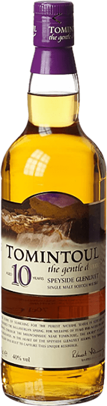 47,95 € Free Shipping | Single Malt Whisky Tomintoul Speyside United Kingdom 10 Years Bottle 1 L
